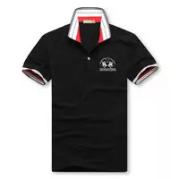 t-shirt hommes polo ralph lauren sport cotton 2013 high collar 1a martina black